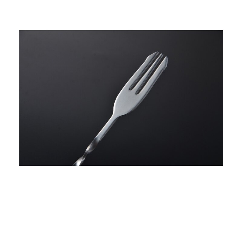 Colher em aço inoxidável para mistura, 26/32cm, colher espiral para coquetel, padrão, ferramentas para bartender