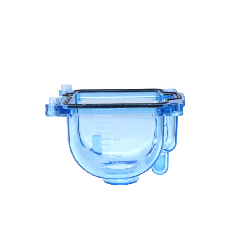 Alconstar-carburador PWK para motocicleta, cuenco flotador transparente de fondo transparente apto para carburador KEIHI PWK KSR EVO OKO KOSO de 21-34mm: C-Blue