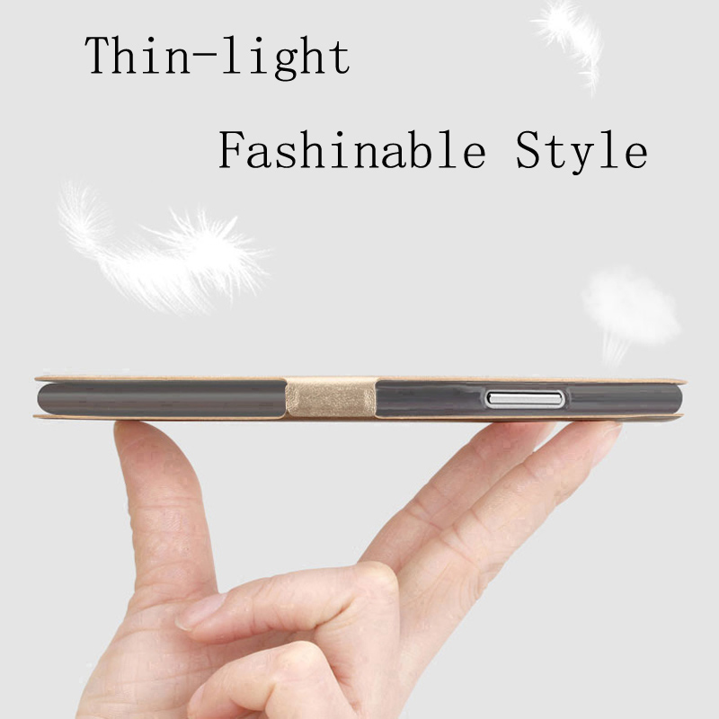 Cubierta de ventana abierta para ASUS ZenFone Selfie Funda de cuero fundas de teléfono piel para ASUS ZD551KL Z00UD flip shell back cubierta