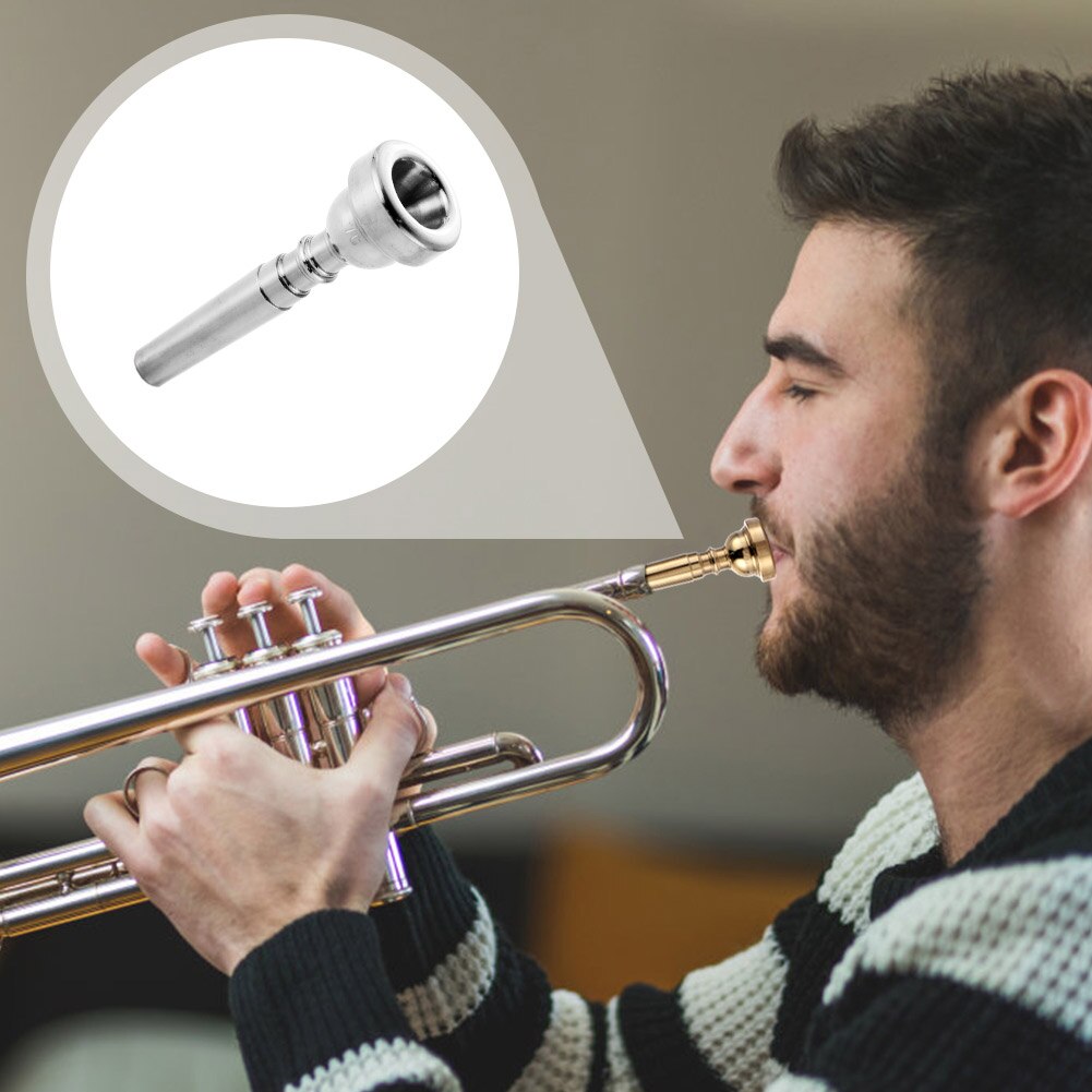 7C Muziekinstrument Mondstuk Draagbare Muziek Elementen Professionele Lichtgewicht Voor Trompet Franse Hoorn Saxofoon