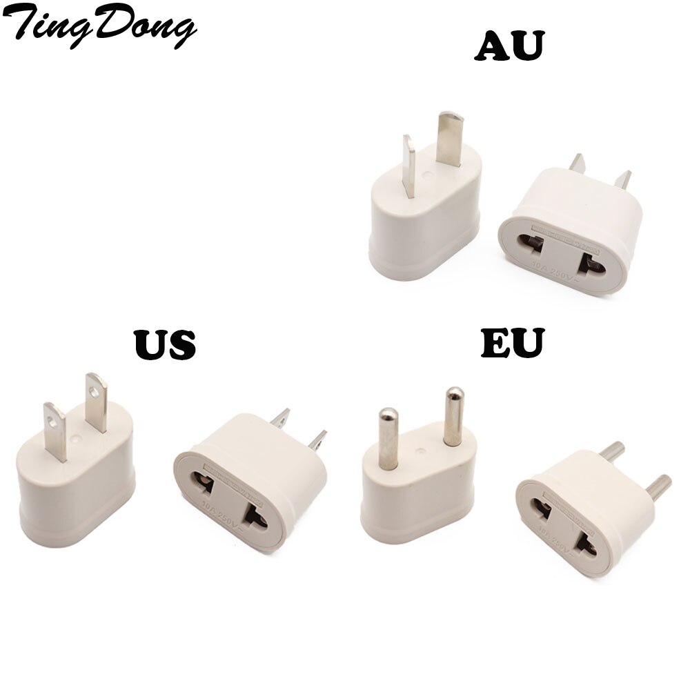 Stekkeradapter - VS/AU naar EU Converter - 10A 250V - Internationale Reisstekker Oplader