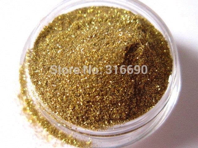 Fijne Gold Glitter [0.009] 30 gram Solventbestendige Glitter, Nail Art, Franken Polish