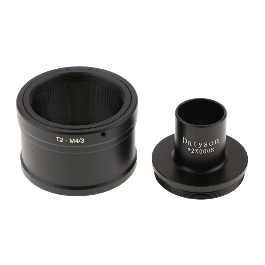 T-ring und M42 zu 23,2mm/0,91 ''Mikroskop Adapter Rohr (T-mount) für Olympus Panasonic Micro 4/3 Kameras