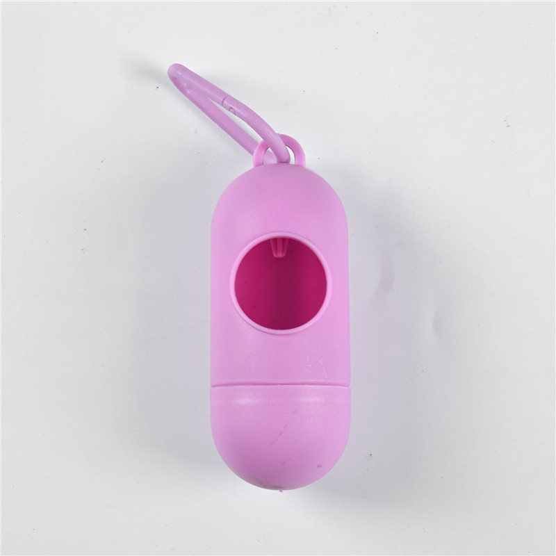 Dog Products Practical Pet Dog Poop Bag Dispenser Waste Garbage Holder Dispensers Pets Dogs Trash Cleaning Supplies: Silver