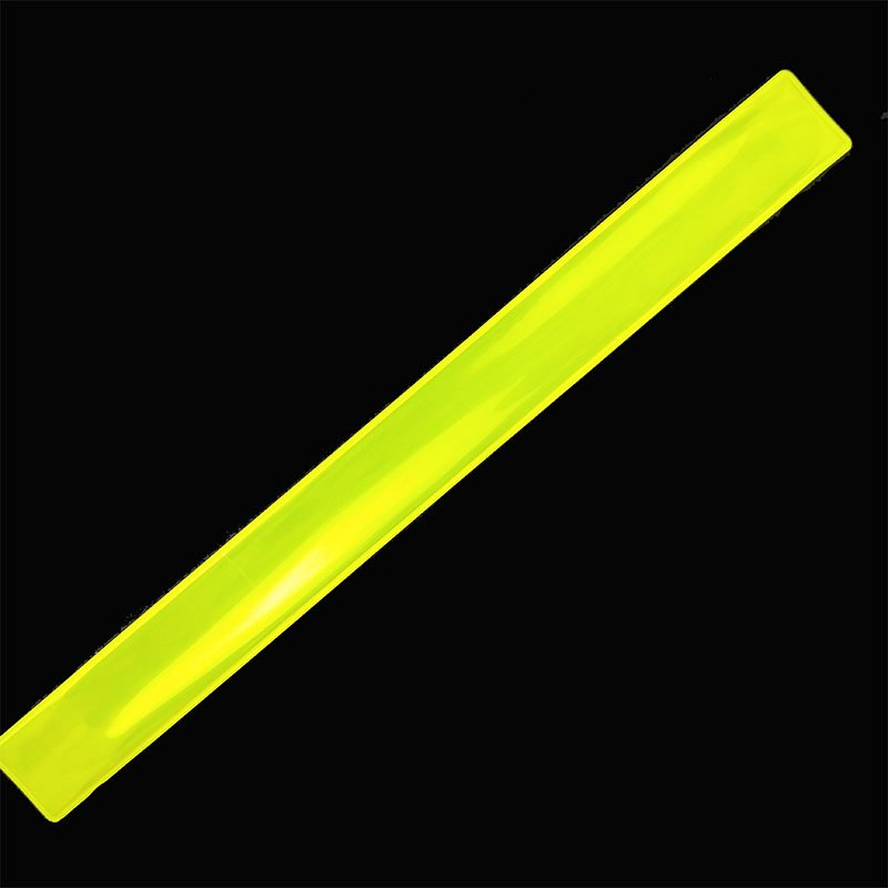 Tiras reflectantes para bicicleta, 2 uds., lazo de seguridad para piernas, correa reflectante, Material reflectante, capa de lluvia de seguridad para el tráfico, cinta reflectante: Verde