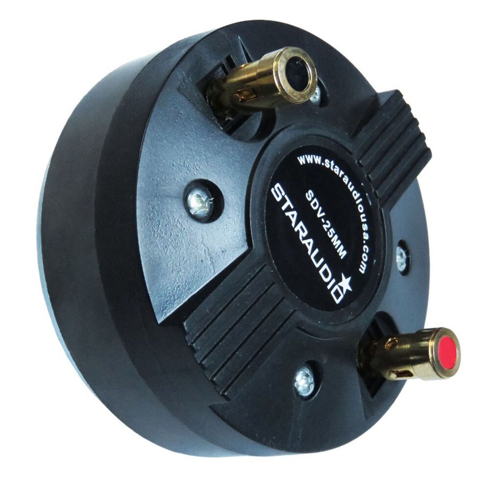 STARAUDIO Dual 25MM 0.98 Inch 1000W 8 Ohms PA DJ Disco Stage Audio Speaker Horn Driver Tweeters Titanium Compression SDV-25MM