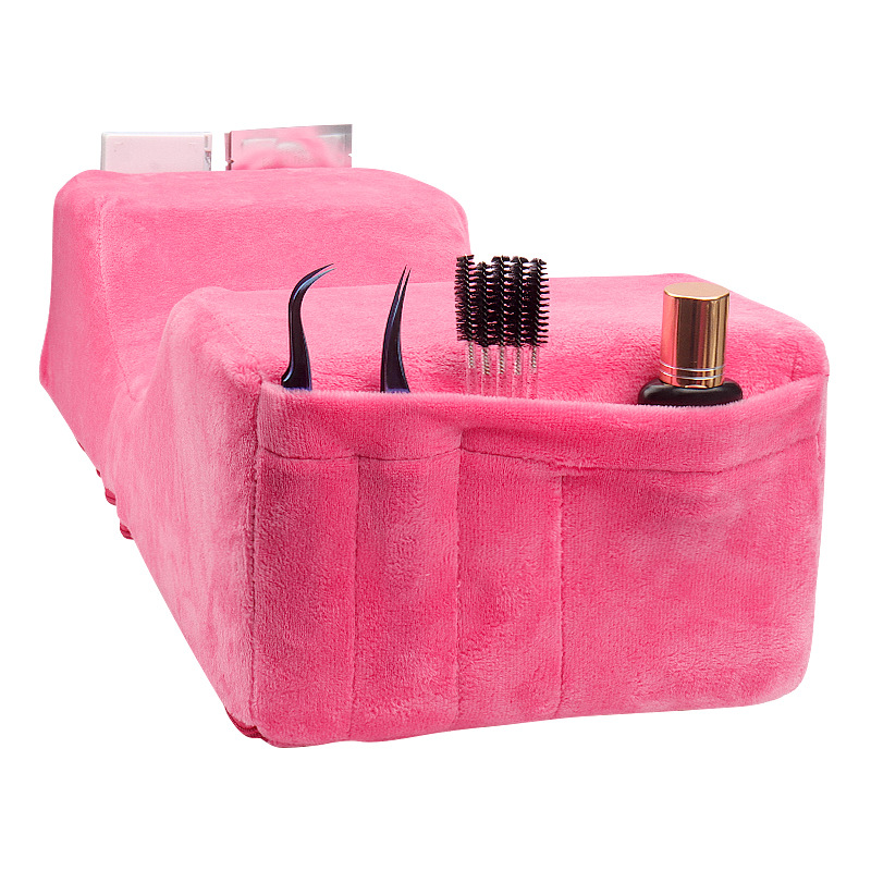 Oreiller pour cils, soutien du cou, levage des cils, coussin en mousse à mémoire de forme douce, oreiller d'extension de cils pour Salon de beauté