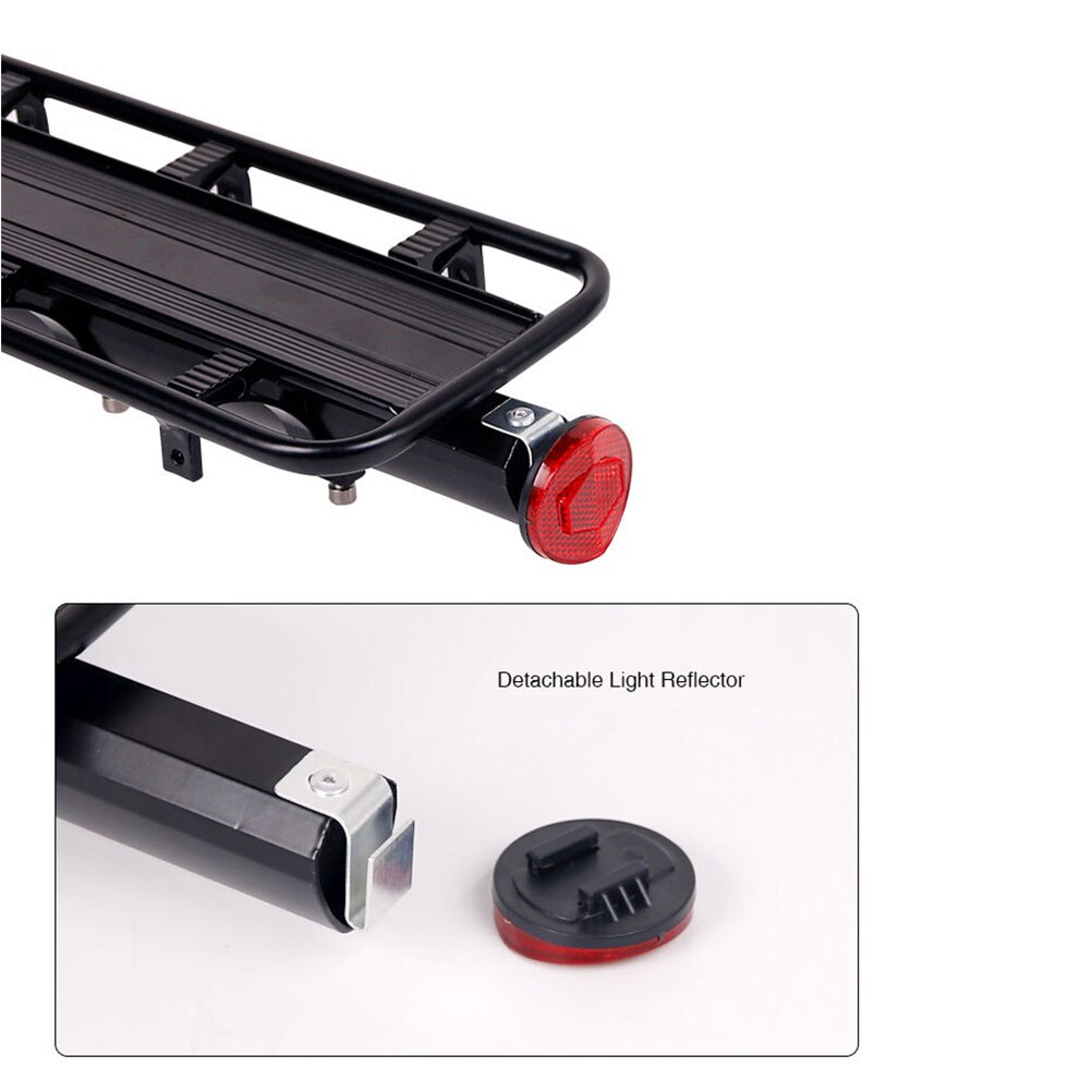 Quick Release Fiets Carrier Rack Aluminium Achter Fietstas Bagagedrager Plank Fietsen Cargo Rekken Bike Mount Rekken Zadelpen (Bl