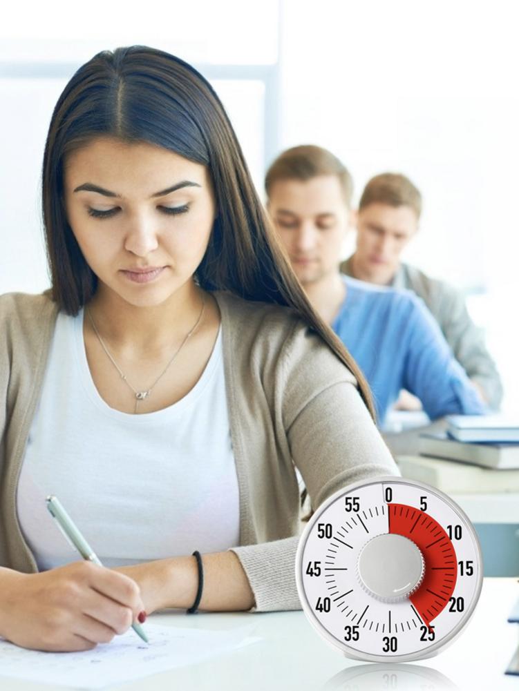 Grote Klaslokaal Visuele Timer Magneet Medium 60 Minuut Tijd Stille Werking Autisme Rustig Visuele Countdown Timer