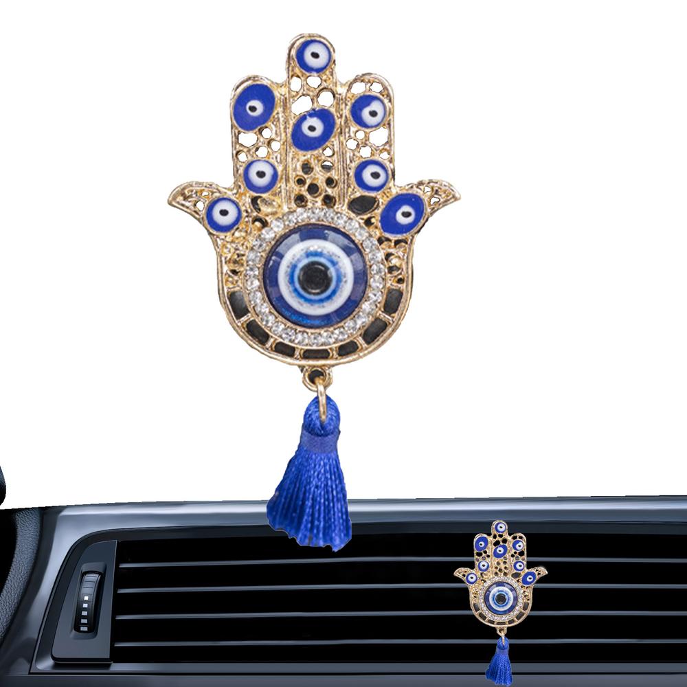 Aromatherapy Diffuser Vent Clip Devil's Eye Auto Air Vent Air Freshener Clip Mysterious And Fashionable Interior Decor: Red