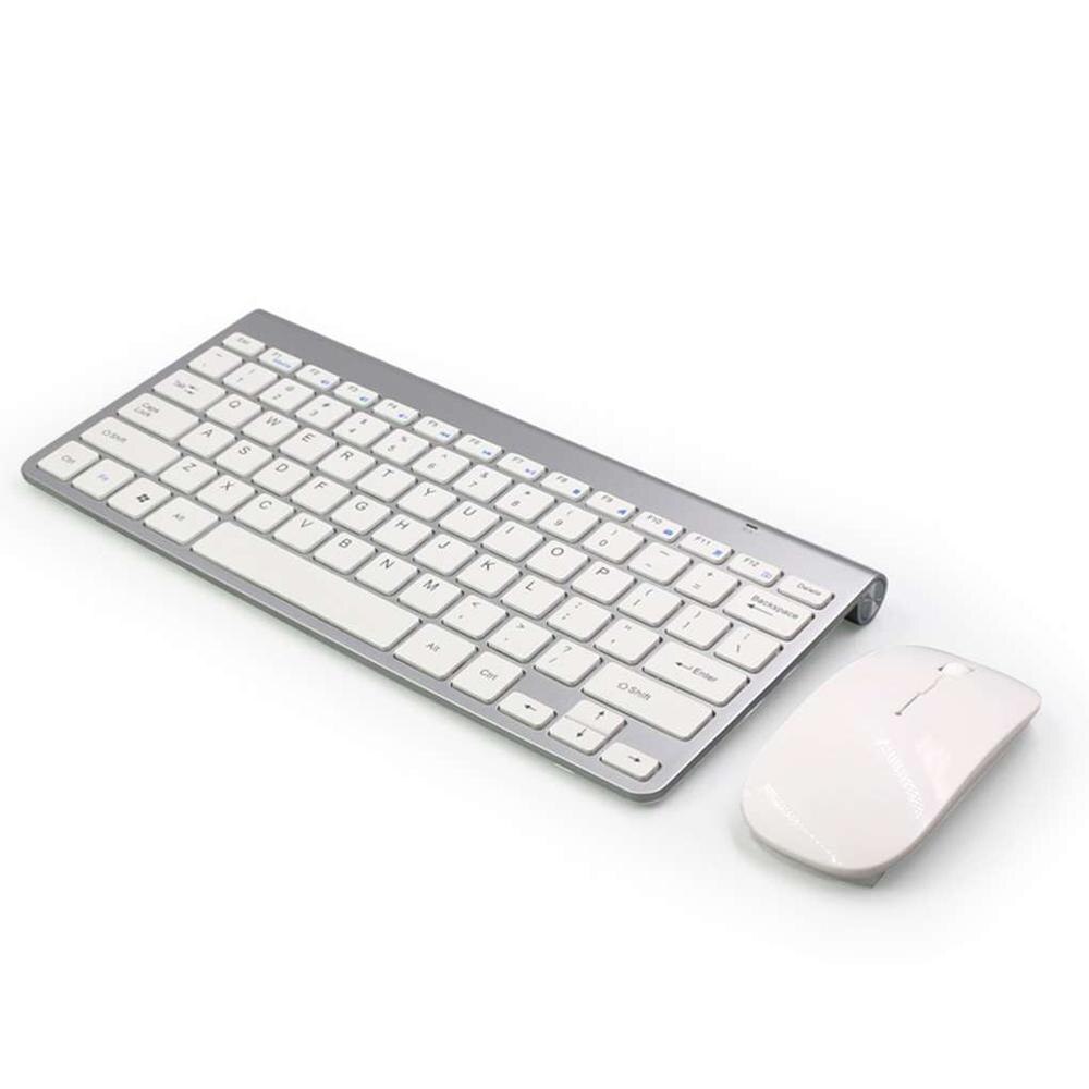 Mini trådløst tastatur bluetooth tastatur og mus kan brukes til driftsselskaper, familieturer, egnet for pc-tastaturer