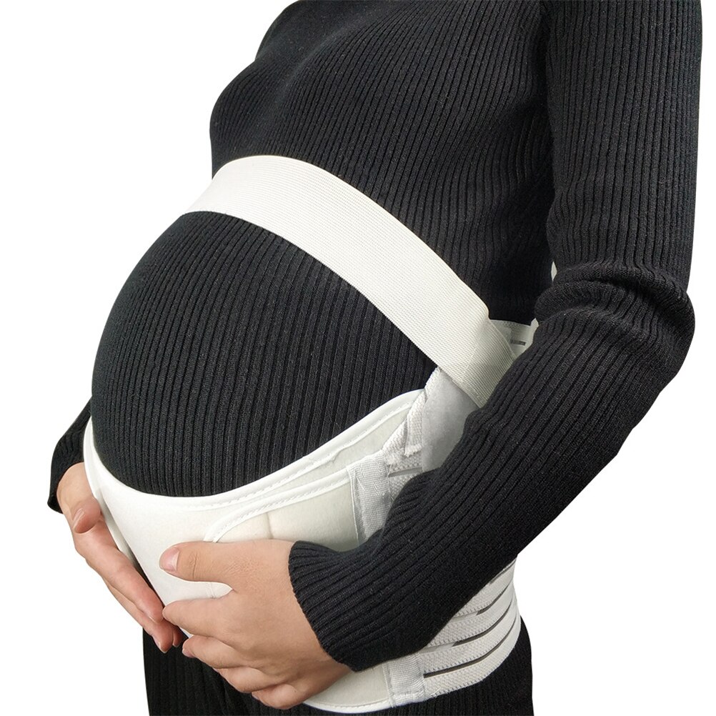 Justerbar fødselsstøttebælte graviditet postpartum korset prænatal pleje graviditet støtte postpartum bælte undertøj  #40: Xl / Hvid
