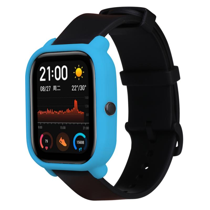 Soft Silicone Wearproof Protective Case Cover For Xiaomi Huami Amazfit GTS Smart Watch Accessories Full Edge Case Cover Shell