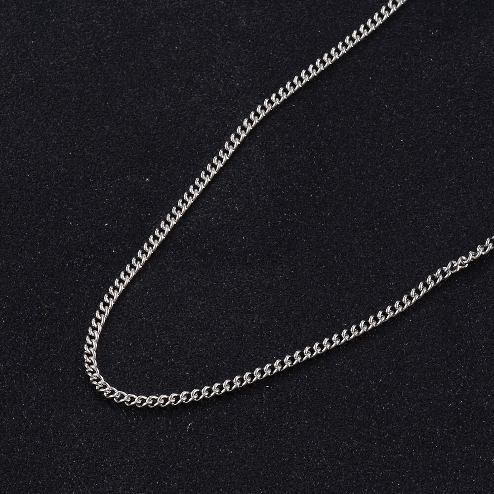 Style Stainless Steel 1.2 Width Chain Various Matching Ladies Necklace