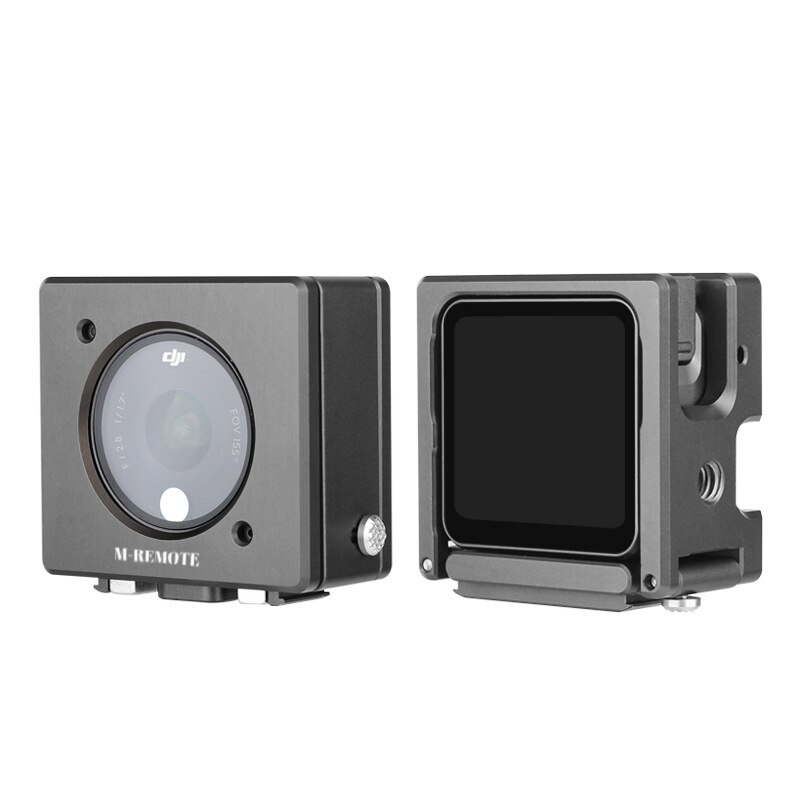 Metallkäfig für dji action 2 kamera, erweiterbar durch magnetspaltung, schutzgehäuse, metallkäfig action 2 kamerazubehör