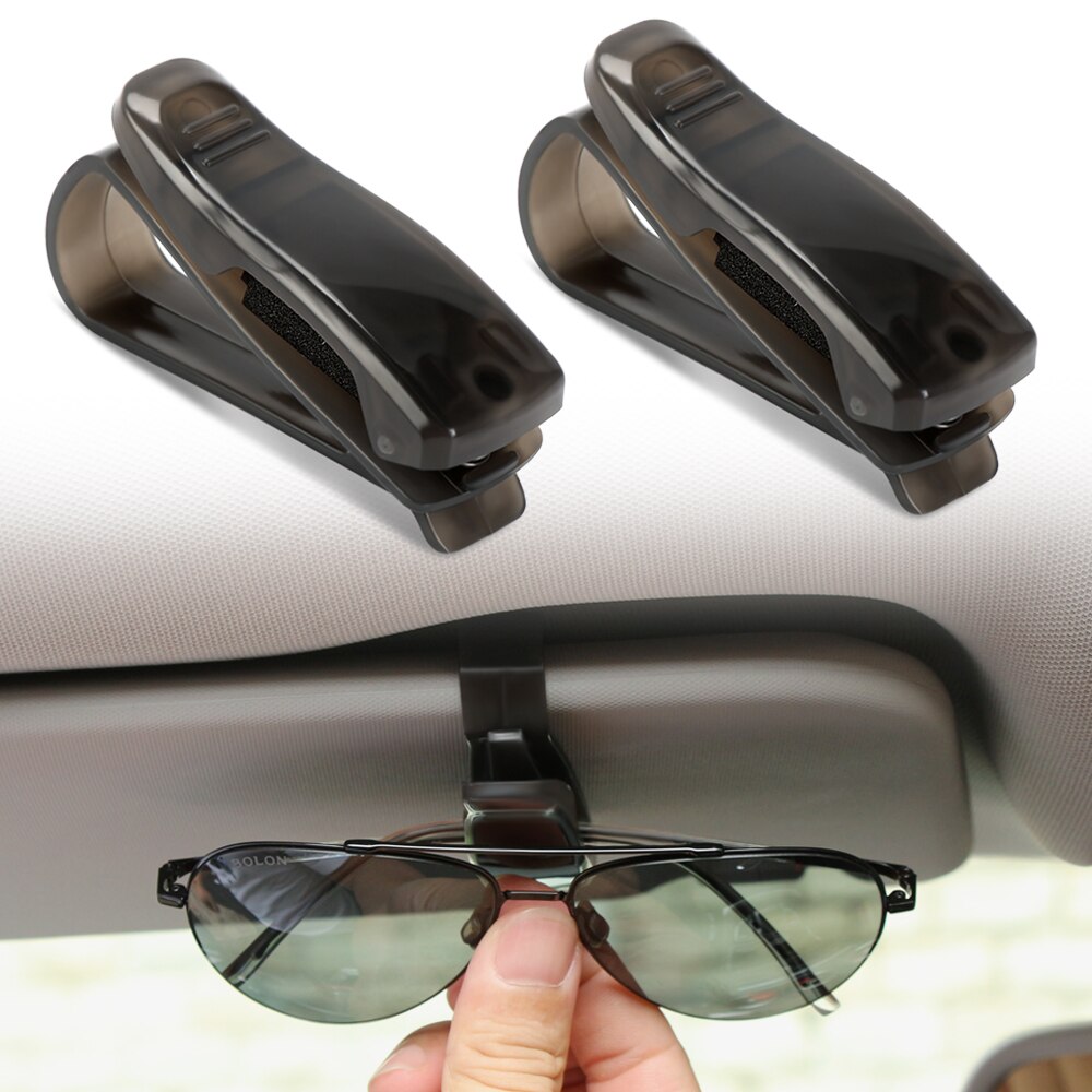 Car Glasses Clip Car Sun Visor Sunglasses Holder For Volvo S40 S60 S80 XC60 XC90 v70 S80L V6 v40 v50 850 c30 v60 s70 940