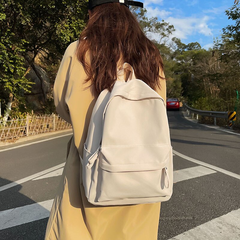 Zaino moda tela zaino donna borsa a tracolla antifurto nuova borsa da scuola per ragazze adolescenti zaino scuola femminile