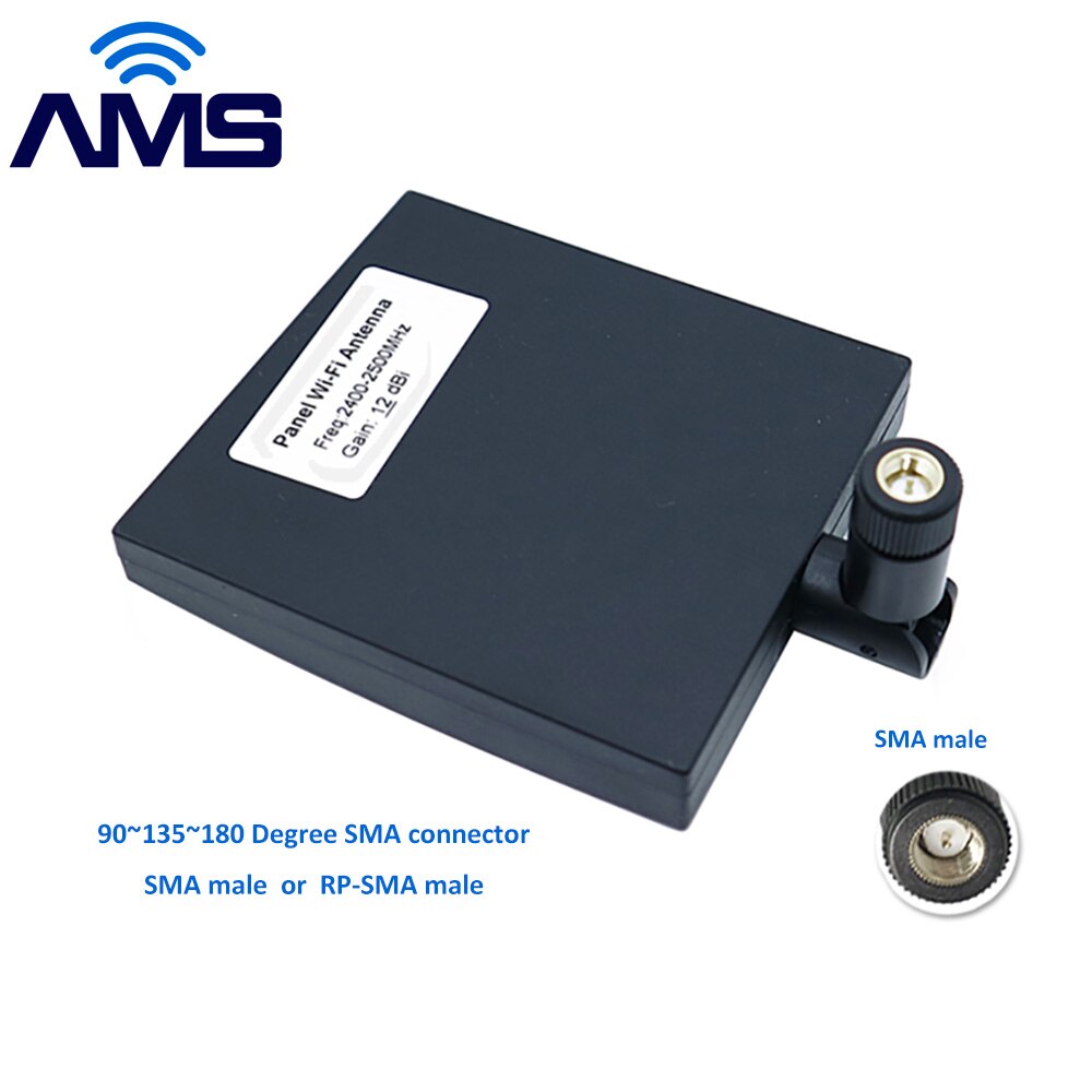 AMS Factory fashions 5G antenna External Aircraft model 5G 5.8G Wifi aerial 12dBi RP-SMA Mini 2.4Ghz Panel Antenna: SMA connect
