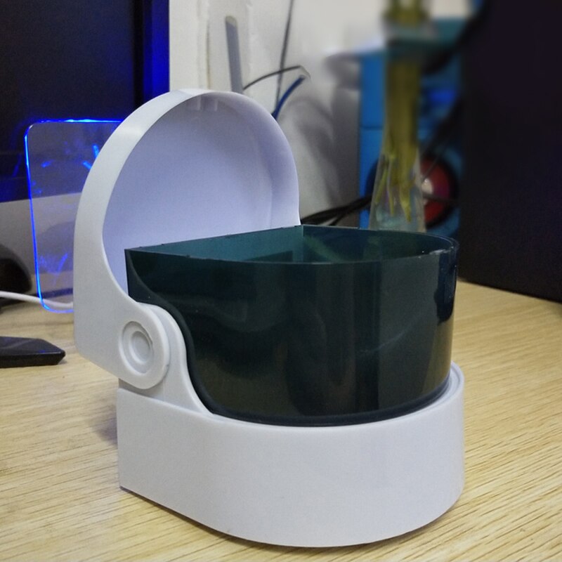 Mini tvätt smycken rengöringsmedel vibrationshalsband maskintvätt glasögon mini ultraljud rengöringsmedel bad rengöringsmaskin verktyg