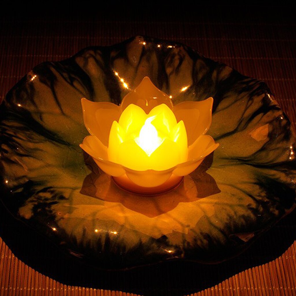 Romantische Lotus Bloem Nachtlampje Lotus Bloem Led Night Light Mood Lamp Woondecoratie