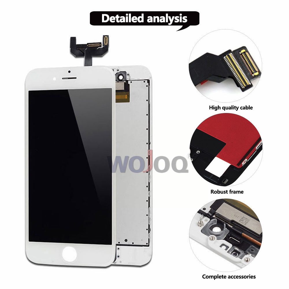 100% aaaa tela lcd para o iphone 6 6s mais display lcd digitador módulo de toque telas substituição para iphone6 lcds tela