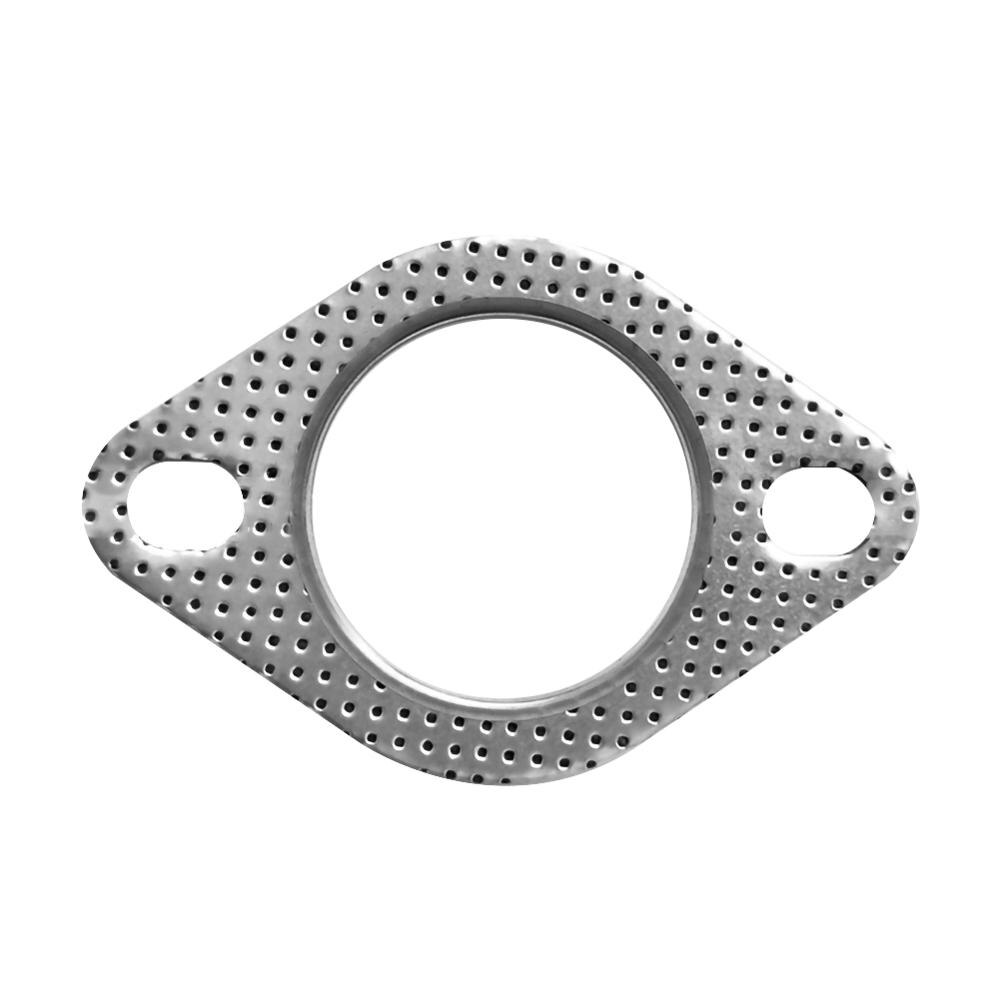 Car Exhaust Flange Gasket 5Pcs 2.5 Inch Aluminum Exhaust Downstream Manifold Pipe Flange Gasket 2 Bolts Car Accessories FreeShip