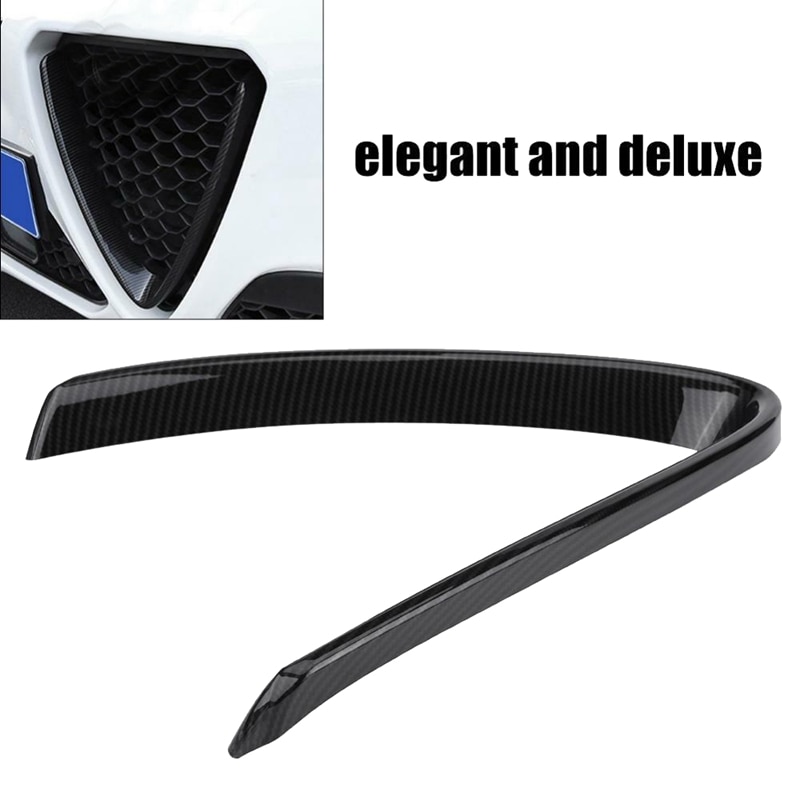 Kolfiber v-form främre gallerramskydd för alfa romeo giulia: Default Title