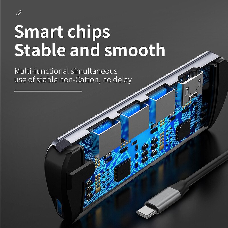 4 in 1 USB C Laptop Docking Station 3 USB 3.0 + 4K HDMI + Type C Dock USB HUB/Type C Data Hub