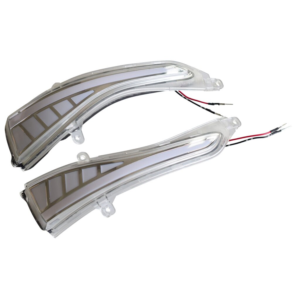 Luz indicadora intermitente centellante Retrovisor lateral para Infiniti Q30 Q50 Q50L Q60 Q70 QX30 QX50 QX60 LED intermitente dinámico: Silver