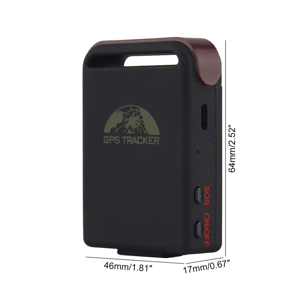 GPS GSM tracker GPS102B TK102B waterdichte tas 800mhA lange tijd batterij Coban GPS voice monitor mini GPS persoonlijke tracker TK102B