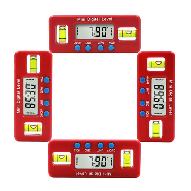 Magnetic Horizontal Angle Meter Electronic Digital Display Protractor Level Inclinometer Angle Ruler 100mm