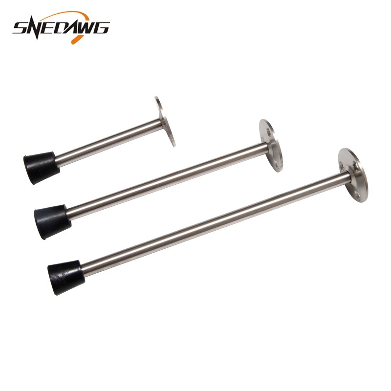 Solid Stainless Steel Door Stopper 50/90/120/160/200/250/300mm Length Optional Door Stops Protection Door Stop Holder