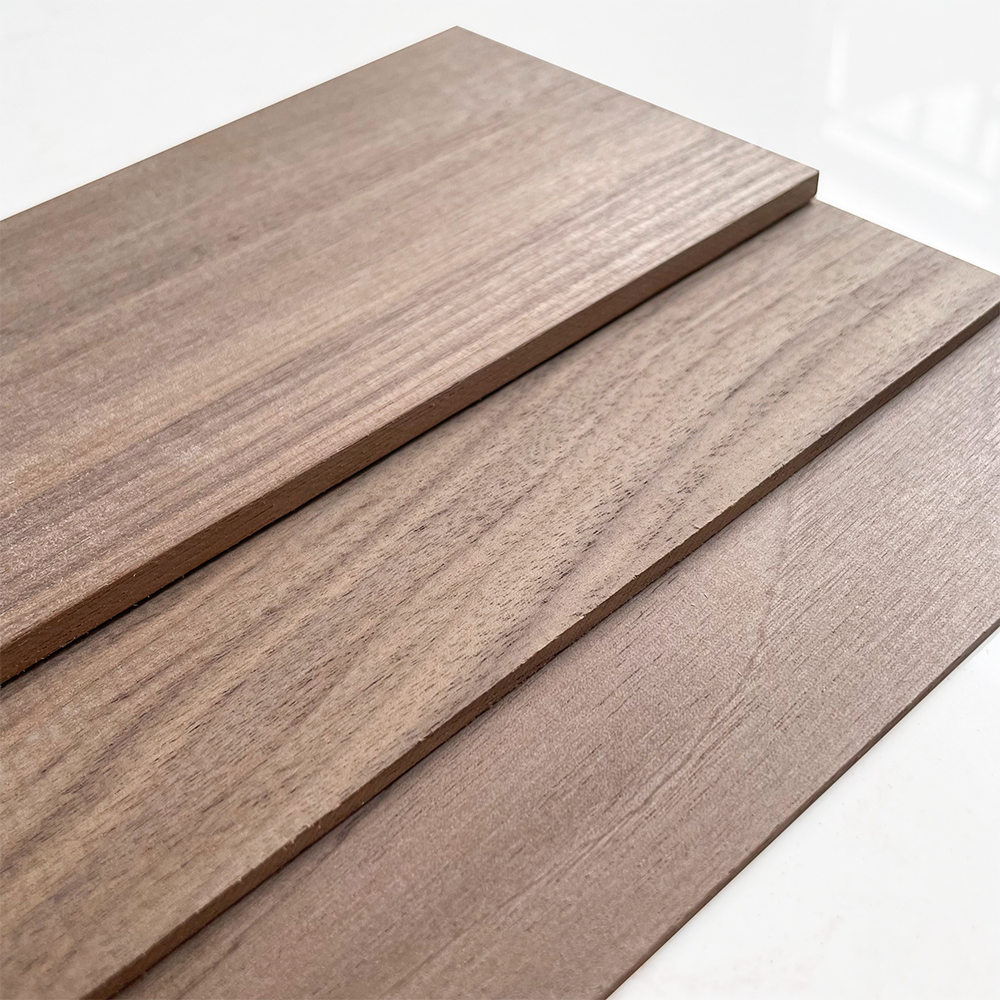 OMUKI Natural Black Walnut Polishing Solid Wood Panel Construction Model Material Handmade DIY Wooden Crafts