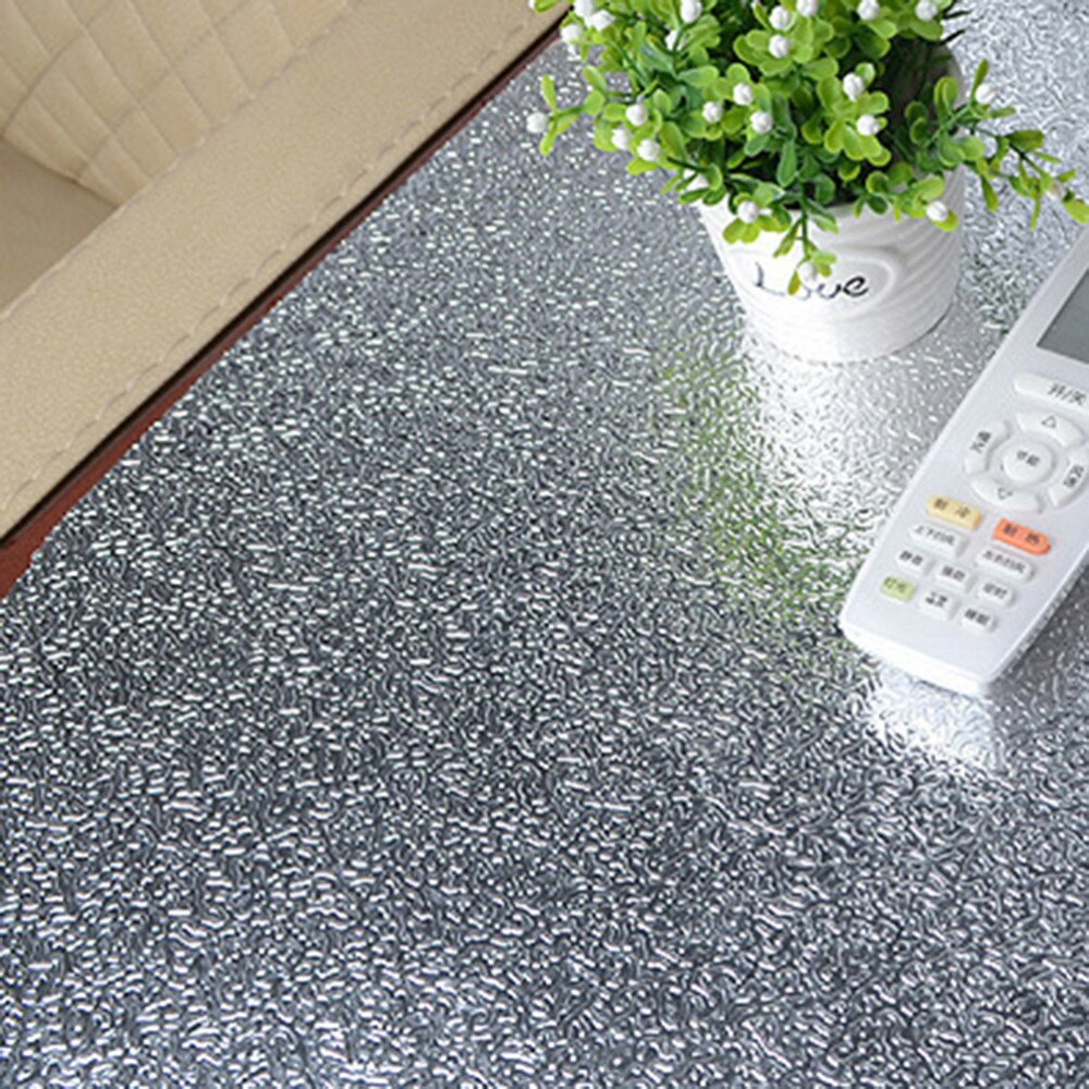 Cabinets Dampproof Mat Paper Aluminum Oil Heat Insulation Membrane in the Kitchen Kitchen Oil Proof Aluminum Film Shelf Liner Si