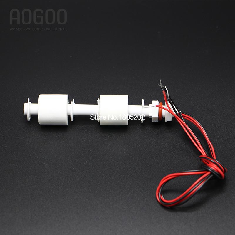 M10*100MM Dual Level Control PP Water Level Sensor Liquid Plastic Float Switch Tank 110V ZP10010-2-52 1A1
