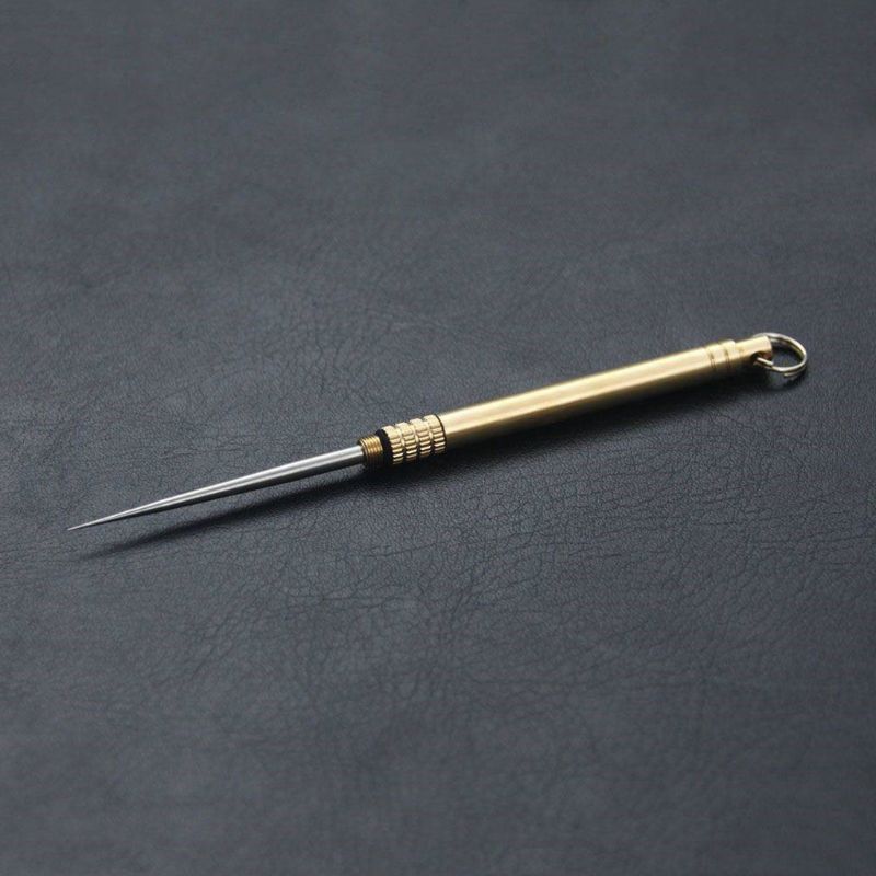 2 Stuks Pocket Titanium Magazijn Tandenstoker Houders Waterdicht Fruit Vork