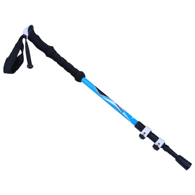 Adjustable 3 Section Carbon Fiber Walking Sticks Telescopic Trekking Hiking Poles Ultralight Walking Canes Cane Crutch Protector