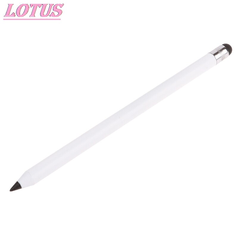 Capacitive pen Touch screen capacitive pen for tablet accessories dual-head i-pad capacitive pen xiaomi apple Samsung 1 unidad: White