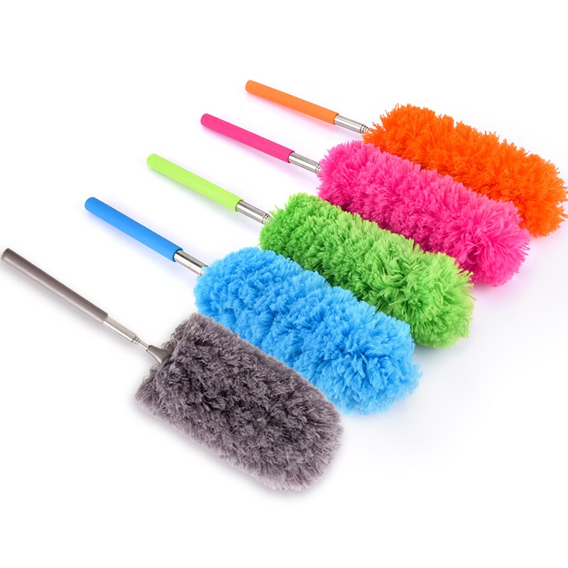 Extendable Duster Static Anti Dusting Brush Soft Microfiber Duster Brush Dust Cleaner Home Air-condition Car Furniture Cleaning
