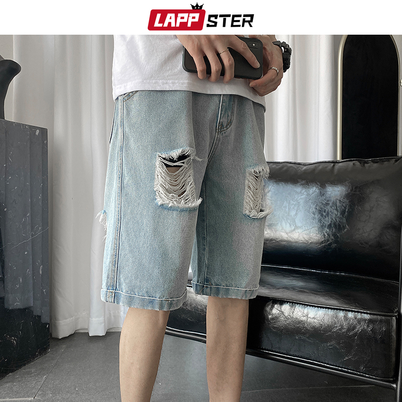 LAPPSTER Schachbrett Streetwear Herren kurze Hose Sommer Seite Gestreifte Hüfte hüpfen kurze Hose Baumwolle Jogger kurze Hose Moden Schwarz kurze Hose