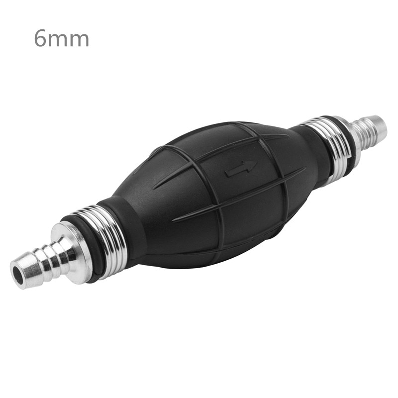 6mm Hand Primer Pump Petrol Gasoline Fuel Line 0.2-6 bar Resistant to oil gasoline for Auto Car Vehicle Boat Marine Motorcycle