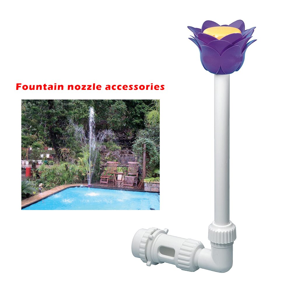 Waterfall Fountain Flower Head In / Above Ground Pool Water Spray Fountain Water Spray Fountain Fountain Soda Machine