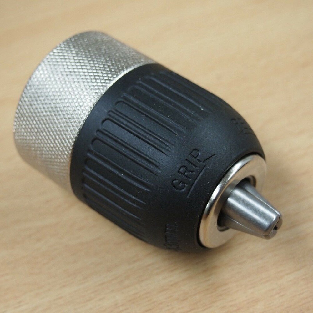 1/2-20UNF 2-13mm Keyless Metal Drill Chuck Quick Change Adapter SDS-Plus Shank 1/4" Hex Square Fit Rotary Hammer/Hammer Drill