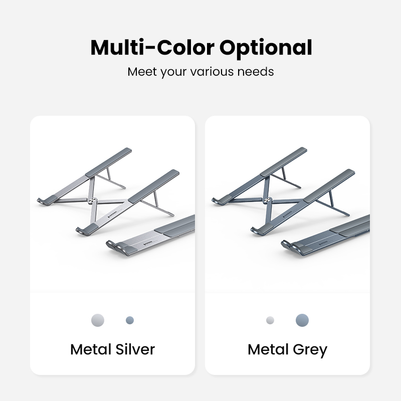UGREEN Laptop Stand Holder For Macbook Air Pro Foldable Aluminum Vertical Notebook Stand Laptop Support Macbook Pro Tablet Stand