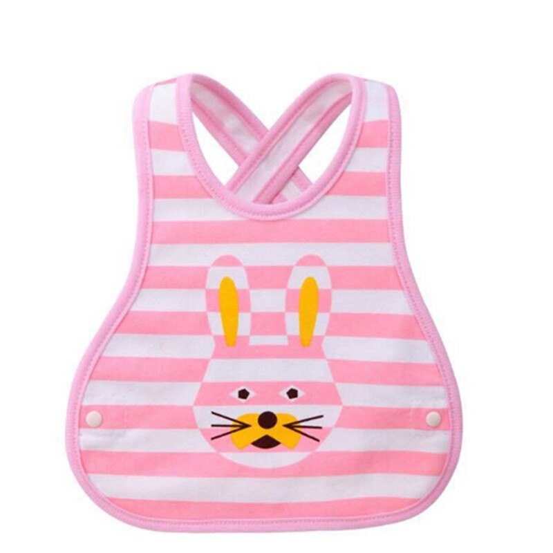 freundlicher Baby Lätzchen Wasserdicht Bandana Baby freundlicher Nette Karikatur Baumwolle Lätzchen Spuck Kleidung Kleinkinder Jungen Mädchen Fütterung Zubehör: Rosa