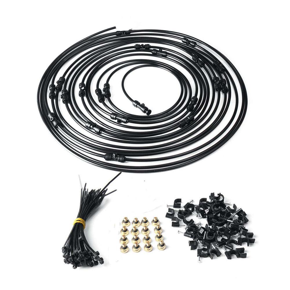 PIR Motion Sensor 12V DC High Pressure 5L/min Smart Fog Machine Full Set Outdoor Garden Misting Cooling System