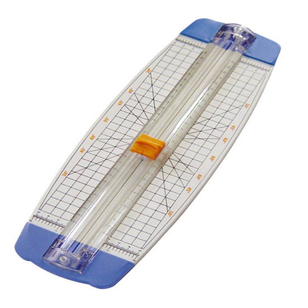 Portable Paper Trimmer Scrapbooking Machine Precision DIY Paper Cutter Craft Photo Office Supplies with Pull Out Ruler