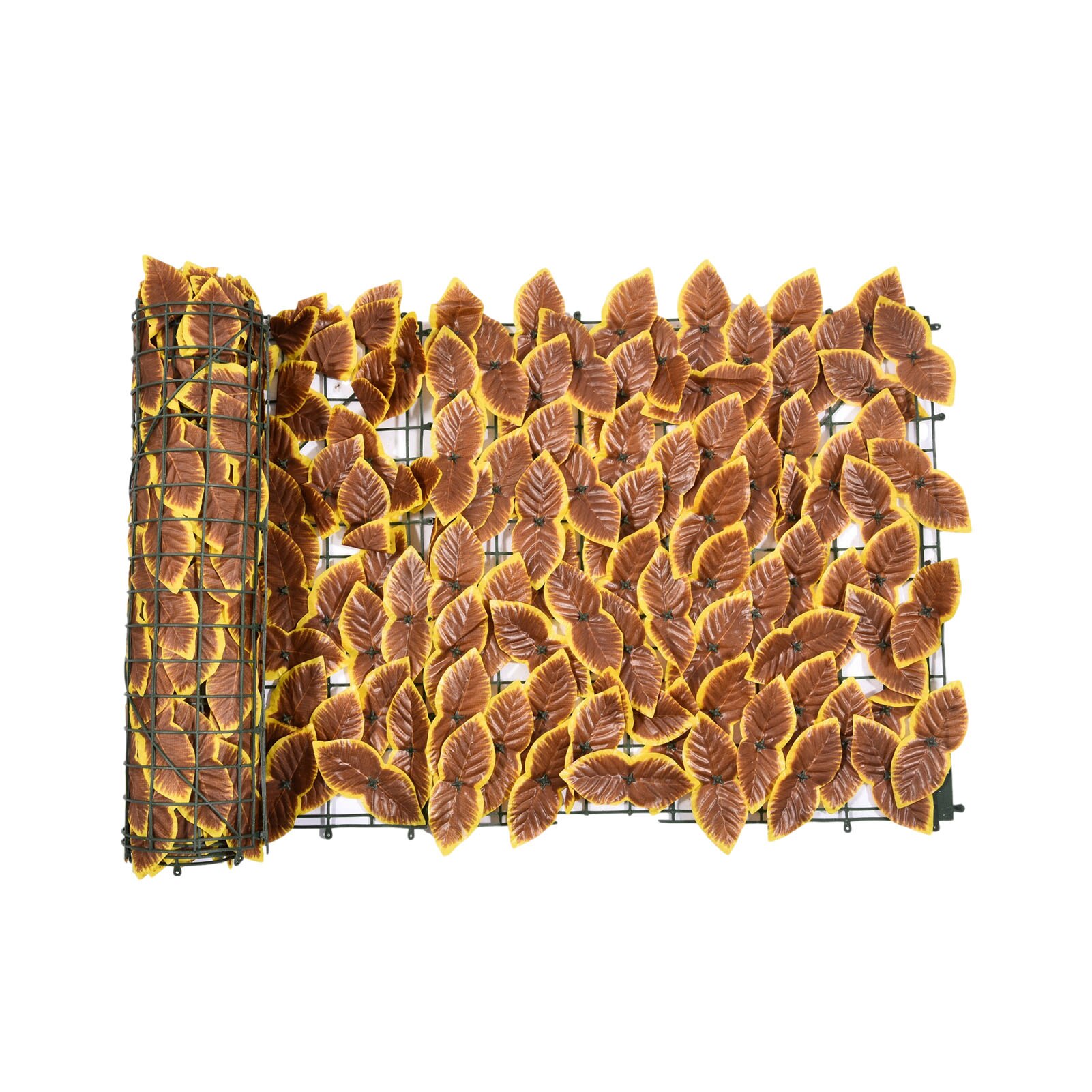 Garden Artificial Privacy Fence Screening Roll Artificial Ivy Leaf Hedge Fence For Outdoor Indoor Patio Decoration Yard Fence: yellow 0.5x3m