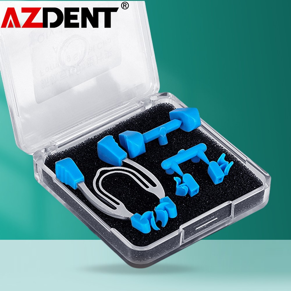 Azdent Zahn Schnitts Konturierte Metall Frühling Clip Zähne Ersatz Zahnarzt Matrix Ring Werkzeuge