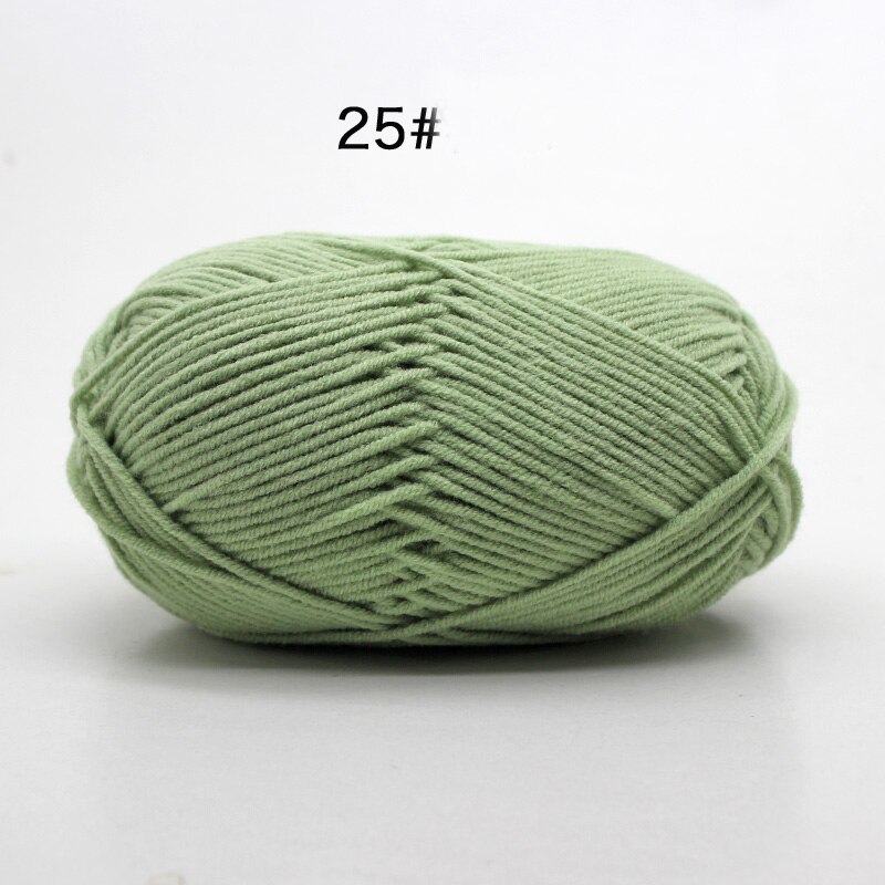 upgrade natuurlijke zijde melk katoenen garen dikke garen voor breien baby wol haak garen weave draad 4 Plys 50 g/stk: 25